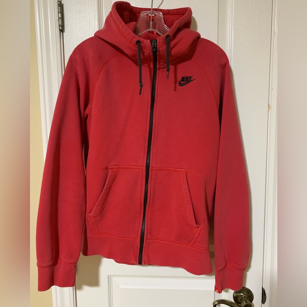 Vintage Nike tech fleece hoodie red